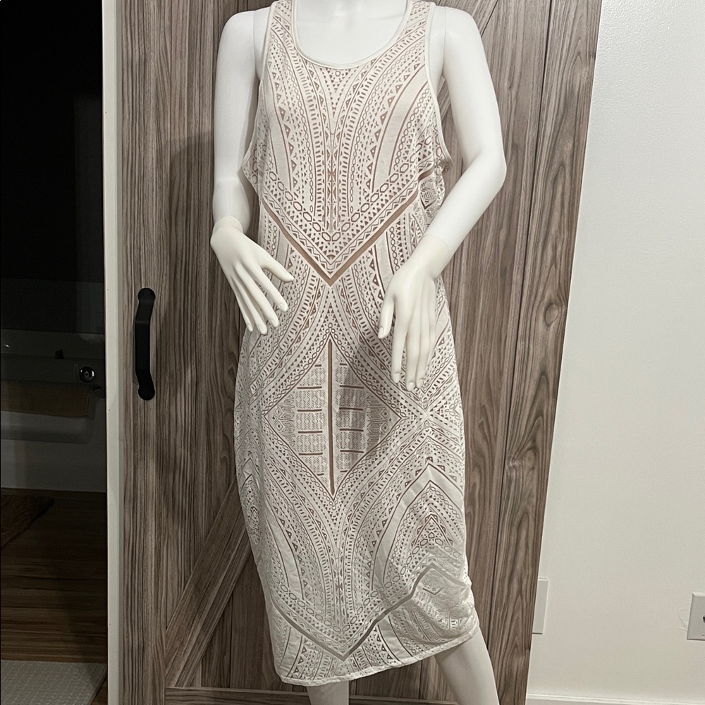 Elegant White Midi Dress